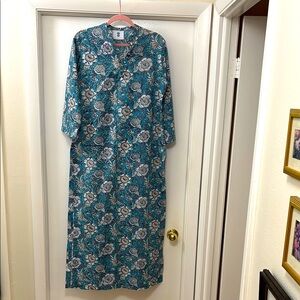 CJ LAING Palm Beach blue Floral tunic